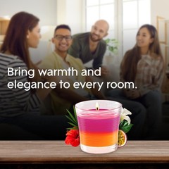 Glade 1-Wick 2In1 Scented Candle Jar Hawaiian Passion Fruit Air Freshener