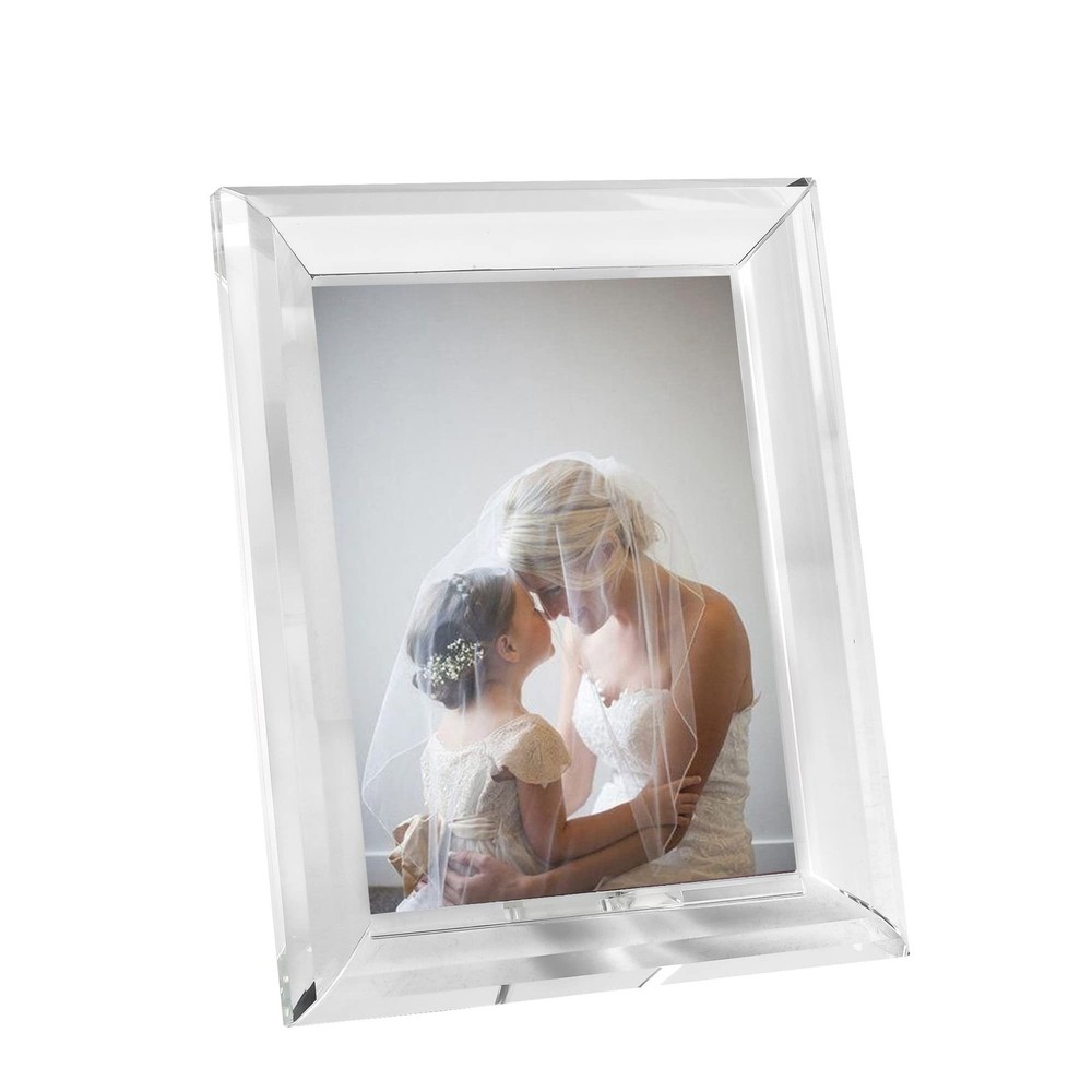 Crystal 5x7Inch Picture Frame, Wedding Frame Tabletop Display, Display Pictur…