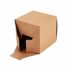 150x Kraft Paper Box Party Wedding Favour Bomboniere candy soap gift Box 6x6x6cm