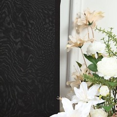 6 ft x 3 ft Matte BLACK Fitted Spandex Half Moon Backdrop STAND COVER Party