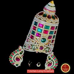Designer Goddess Varalakshmi AMMAVARU KIREETAM SET | Amman Pooja Festivals