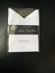 Gartner Studios White/Black Thank You Cards, Count & 3 Rolls Of 100 Stamps NIP