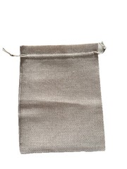 25 Pack Natural Linen Drawstring Bags 20x15cm Gift Jewelry Party Favor Pouches
