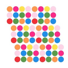 150Pcs Wooden Discs for Crafts Colorful Wood Counting Chips for Kids Learning