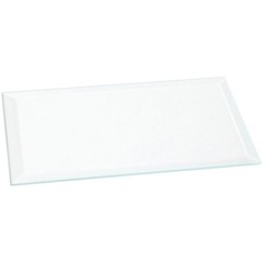 Plymor 3″ x 5″ Rectangle, 3mm Thick Beveled Clear Glass