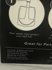 NEW Modgy Luminary Lanterns 4 Peacock Feather Not Opened Pool & Wedding Events