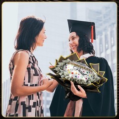 Graduation Gifts 2026, DIY Money Bouquet for Her Him, Bouquets Filled with Fo…