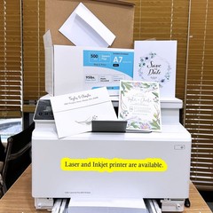 500 Pcs White A7 Invitation Envelopes 5 1/4 x 7 500 White,