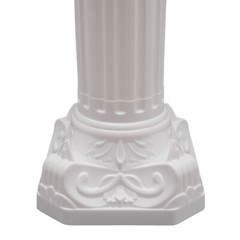 2PCS Plastic White Wedding Party Roman Pillar Artistic Roman Column Statue