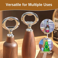2PCS Bottle Opener Insert for Wood Metal Blank Kits for Projects DIY Bottle Open