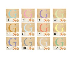 20 Beach wedding Personalized Favor Labels (1.8×1.8) Square Glossy!