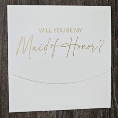 Bridal Party Boxes with Backup Cards – 2 MOH, 3 Bridesmaids
