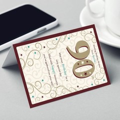 Happy 90th Birthday Card Gifts for Women Men, Unique Bday Greeting Gifts for …