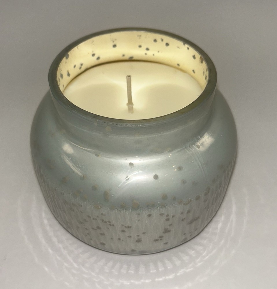 Capri Blue Cream Gold Mercury Jar 19 oz. Candle NEW Volcano Citrus No Lid 1 Wick