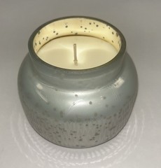 Capri Blue Cream Gold Mercury Jar 19 oz. Candle NEW Volcano Citrus No Lid 1 Wick