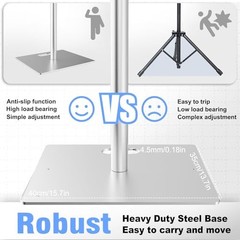 Pipe and Drape Backdrop Stand 10FT x 10FT, Adjustable Backdrop 10x10ft Silver