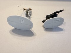 Weddingstar Caucasian Bride Fishing For Groom Cake Topper, Excellent Condition.