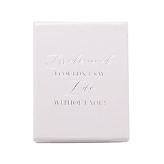 Heart Charm Keyring Wedding Gift – Beautiful Bridesmaid