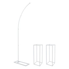 Ballon Stand+2Flower Stands Arch Backdrop Stand for Parties Wedding Flower Stand