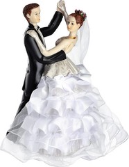 Wedding Cake Toppers Bride and Groom Dancing Figurines Cake Topper Wedding Decor