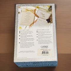 NWT In Box 50 Count Gartner Pearl Swirl Invitation Kit Ivory W/ Embossed Swirl