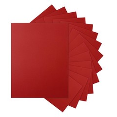 Silunkia 40 Sheets Christmas Red Cardstock 8.5 x 11 Craft 40 Sheets,