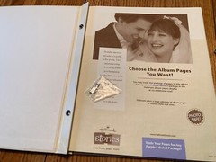 Precious Moments Wedding Album Hallmark Stories w/8 Sealed Pages 2001