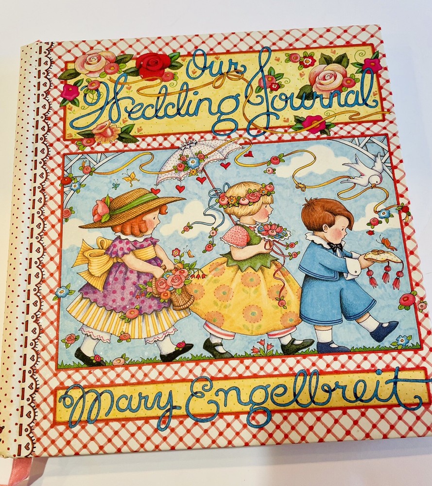 Mary Engelbreit Our Wedding JOURNAL MEMORY BOOK Hard Cover Spiral Bound 1996