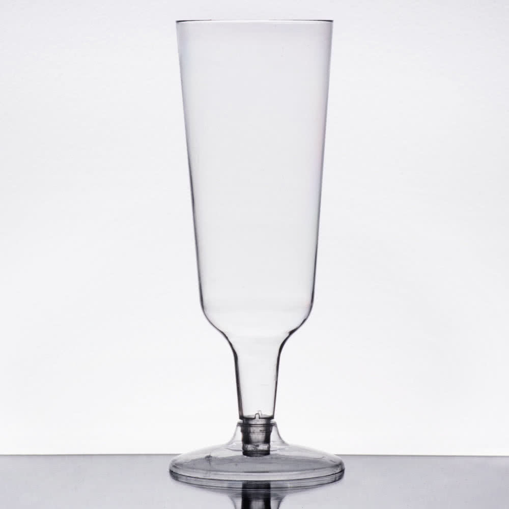120 240 360 CASE WEDDING PLASTIC WINE GLASS CLEAR CHAMPAGNE FLUTES DISPOSABLE