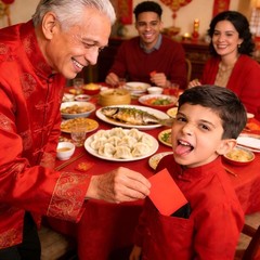 Red Envelopes Chinese New Year Of The Horse Medium, Medium-36P