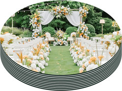 Round Mirror Centerpieces for Tables Decorations, 12PCS 12Inch Acrylic Circle Mi