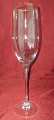 Wedding Champagne Toast Flute Gold Rim ( 1 ) Holds 9oz. No Brand 10″×2¾»SPOTLESS