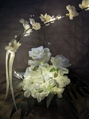Centerpiece table decor with Lights New