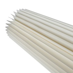 Milky White Honeycomb Cardboard Flower Stands 2-Pack 100cm With PVC Top