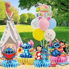 8Pcs Stitch Table Centerpiece Double Side Design 39 inches x 60 inches, Blue