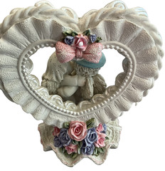 2000 Dreamsicles-At The Alter-Cherub/Angel Bride and Groom-Cake Topper/Figurine
