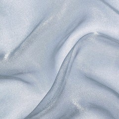 Dusty Blue Premium CHAIR COVER with Curly Chiffon Ruffled SASHES Wedding