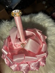New Luxury Rhinestone Bridal Bouquets Wedding Satin Roses Bride Bouquet Flowers