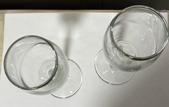 Jamie And Lynn Bride & Groom Champagne Flute Glass Set Wedding Toasting Glasses