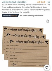 112-Advice and Well Wishes/Wedding and Bridal Shower Guest/VARIETY PACK