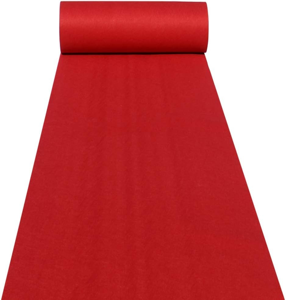 Aisle Runners Wedding Accessories 2mm Red Aisle Runner Carpet Rugs for Step and