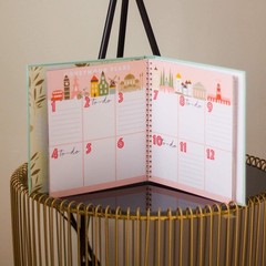 Honeymoon Travel Journal, Record-Book Trip Together, 8 x 8 inches, Hardcover