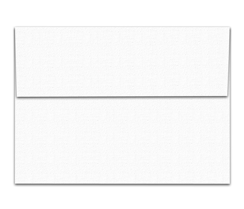 White Linen Textured A6 Envelopes – 4 3/4″ 5 1/4 x 7 Inches,