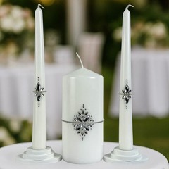 Magik Life Unity Candle Set – 6 Two 10 Taper Burning Unity For Marriage In Usa