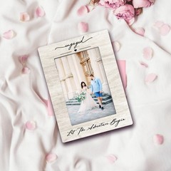 Wedding 4×6 Picture Frame, Engagement Photo Frames, Wedding Gifts for Wife Hu…