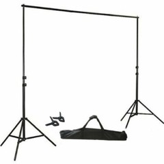 8ft x 10ft Black BACKDROP STAND KIT Photo Background Wedding Party Decorations