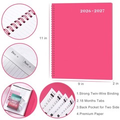 Monthly Planner 2026-2027 – 18 Monthly Calendar Planner from Jul 2026-Dec 202…