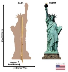 Cardboard People Statue of Liberty Life Size One Size,