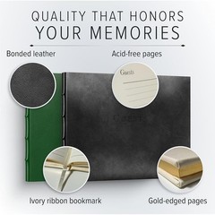 Elegant Guest Book Durable Hardcover 192 Pages Perfect Weddings Events Memories