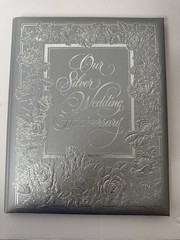 Vintage 80s Hallmark Cards 1982 Keepsake Album Our Silver Wedding Anniversary